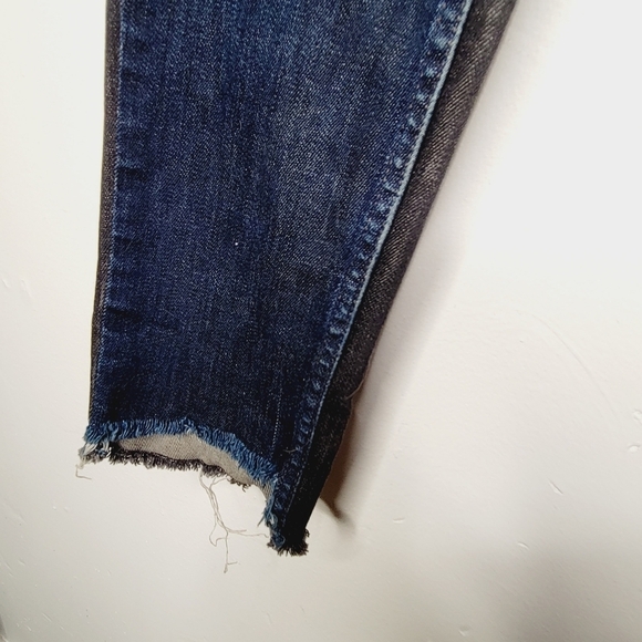 French Connection Distressed Two Tone Jeans - Picture 5 of 8